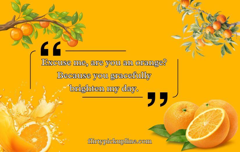 Best Orange Pickup Lines