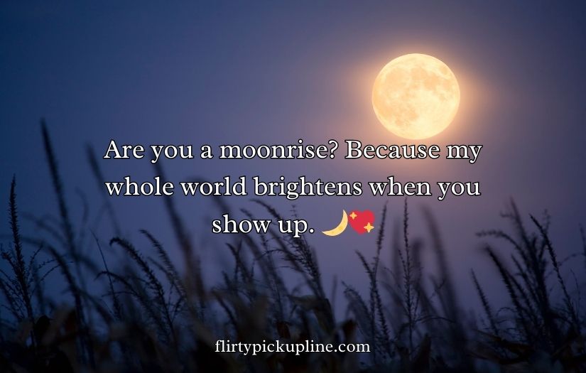 Moon Pick Up Lines