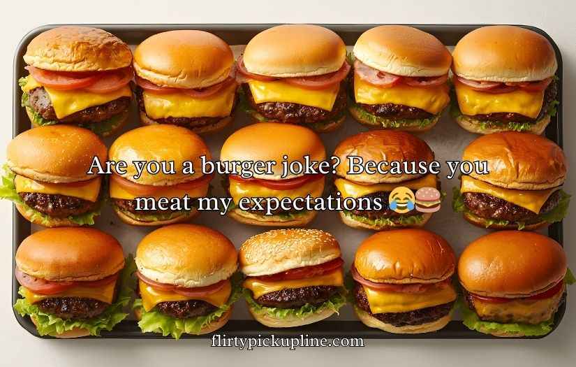 Burger Pickup lines
