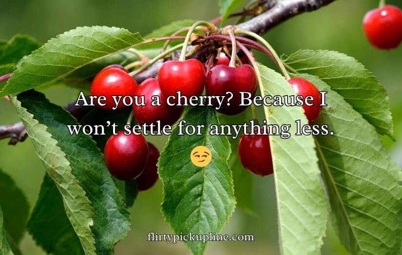 Cherry Pick-Up Lines