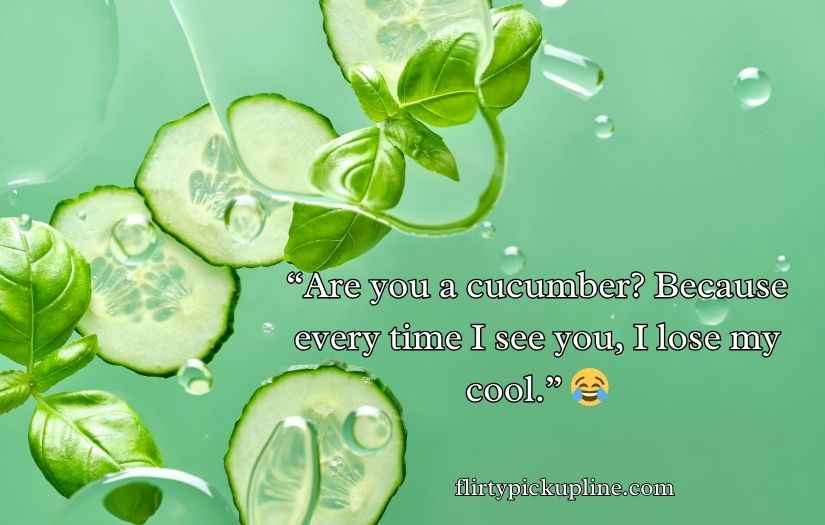 Cucumber Pick Up Lines