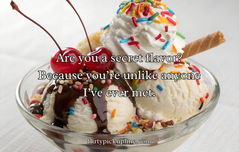Sweet Ice Cream Pick-Up Lines
