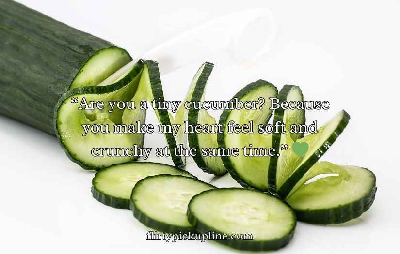 Cucumber Pick Up Lines