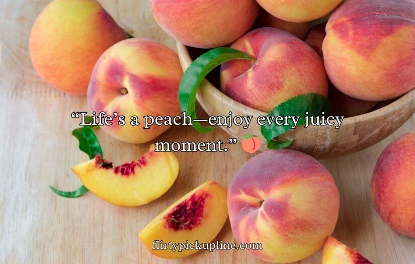 Funny Peach Puns
