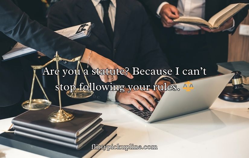 Lawyer Pick Up Lines