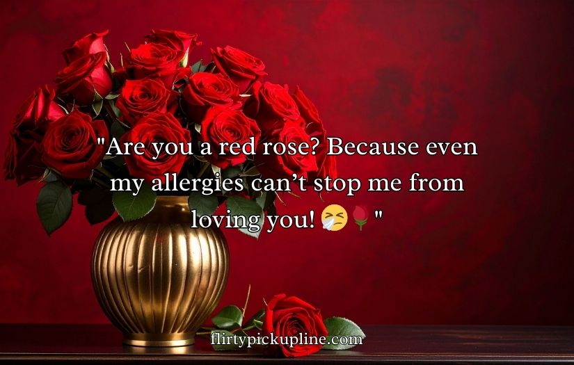 Red Roses Pick Up Lines