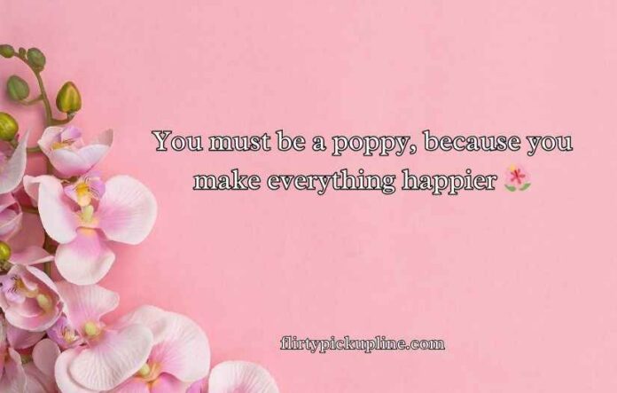 Flower Pick Up Lines