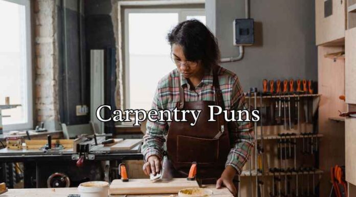 Carpentry Puns Carpentry Puns
