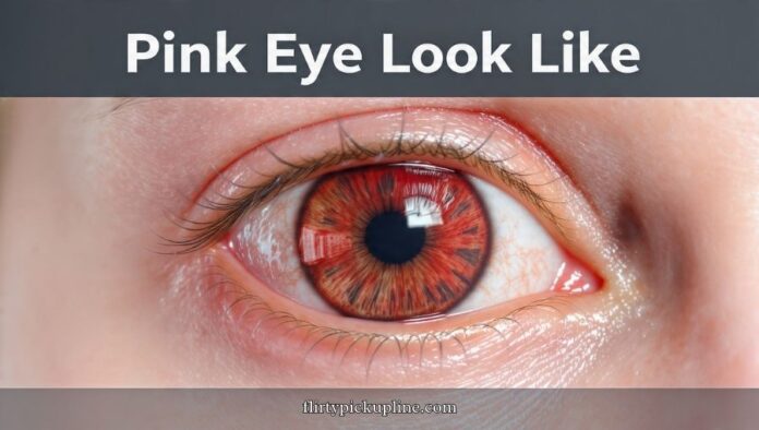 Pink Eye Look Like