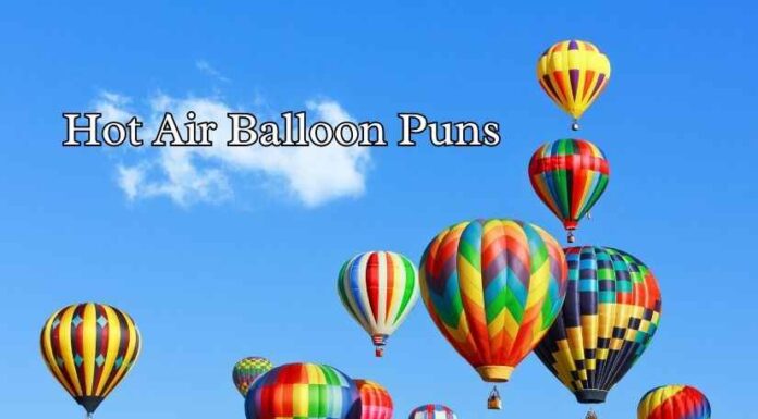 Hot Air Balloon Puns Hot Air Balloon Puns
