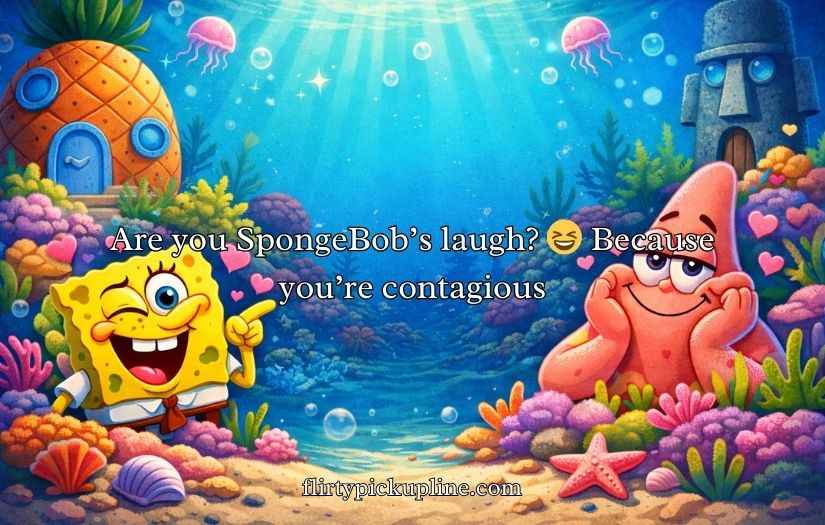 SpongeBob Pick Up Lines