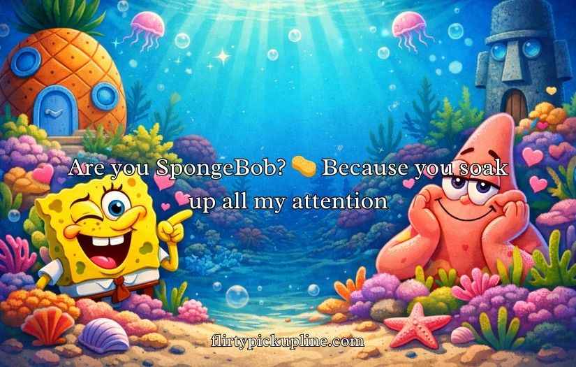 SpongeBob Pick Up Lines