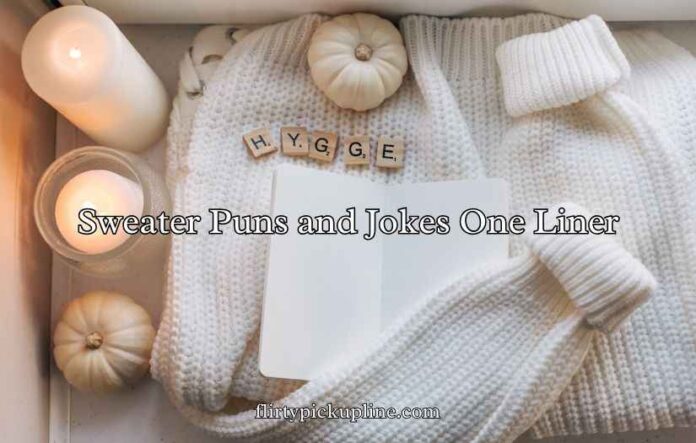 Sweater Puns and Jokes One Liner Sweater Puns and Jokes One Liner