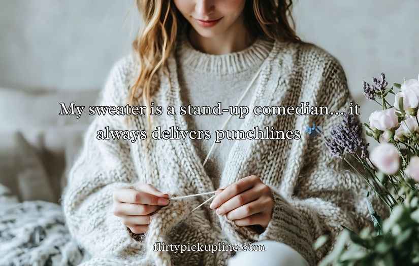 Sweater Puns and Jokes One Liner