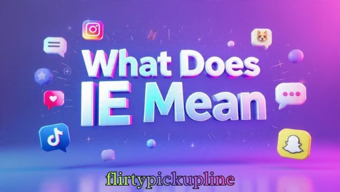 What Does IE Mean What Does IE Mean