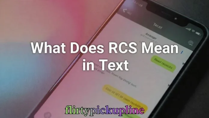 What Does RCS Mean in Text What Does RCS Mean in Text