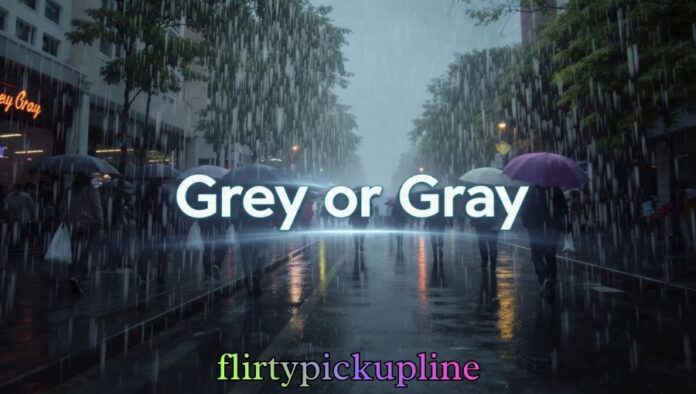 Grey or Gray Grey or Gray