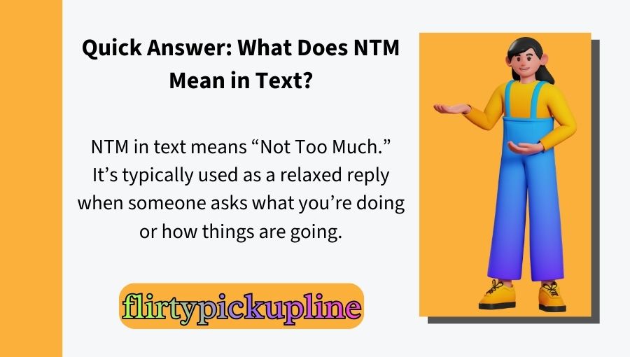 NTM Meaning in Text