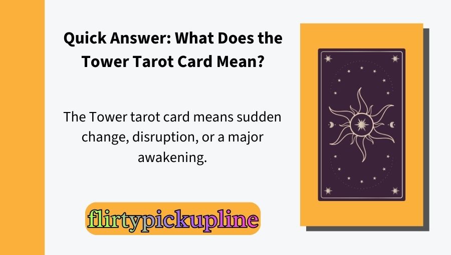 Tower Tarot Card Meanings