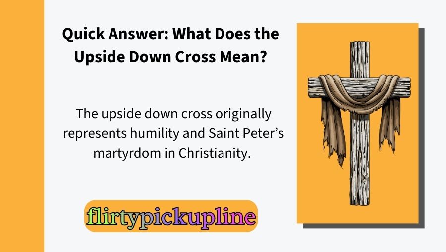 Upside Down Cross Meaning