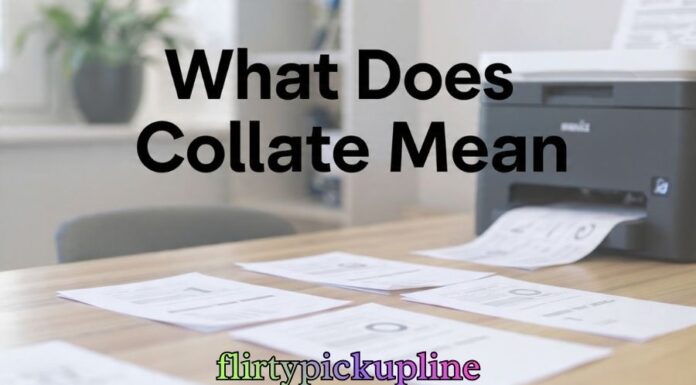 What Does Collate Mean What Does Collate Mean