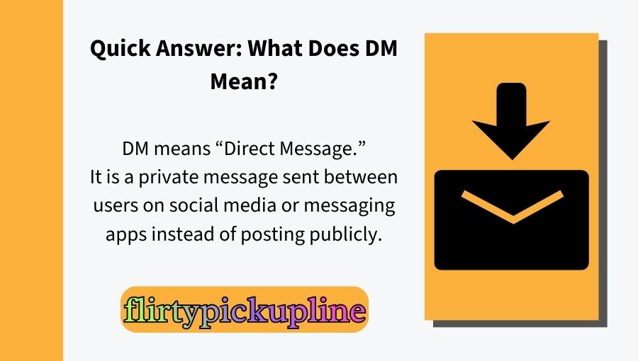 What Does DM Mean