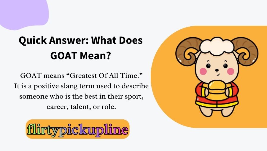What Does GOAT Mean