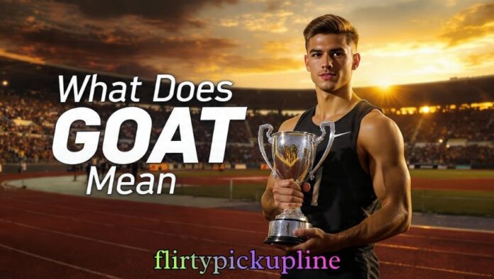 What Does GOAT Mean What Does GOAT Mean