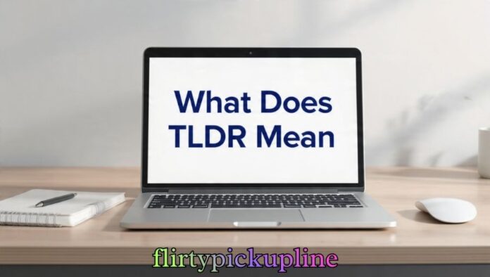 What Does TLDR Mean What Does TLDR Mean