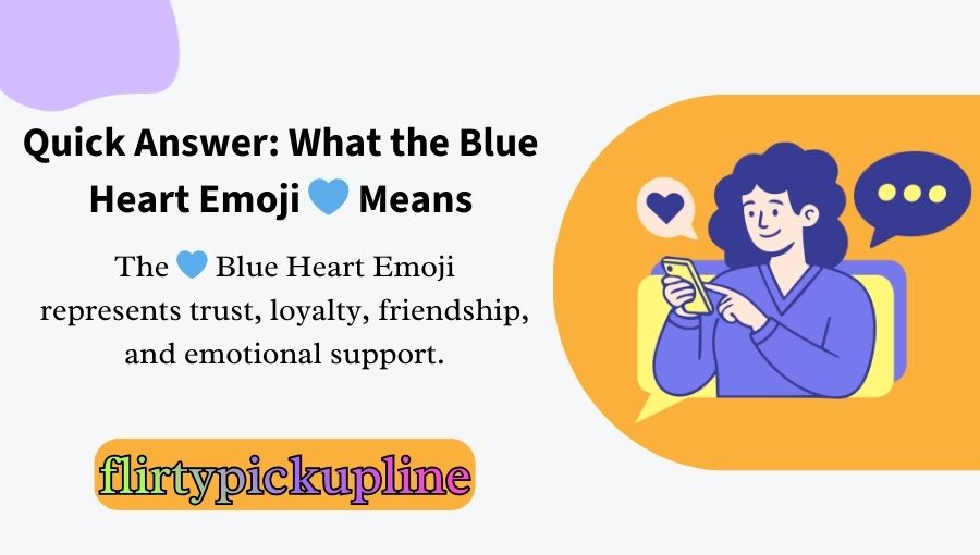 Blue Heart Emoji Meaning