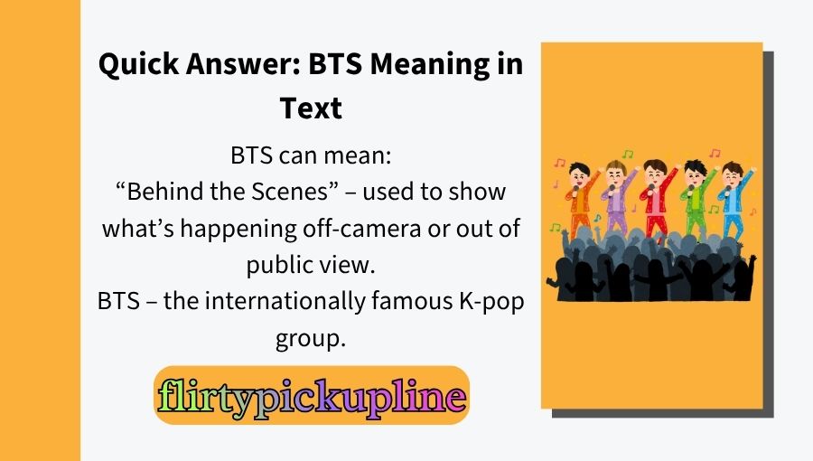 BTS Meaning in Text