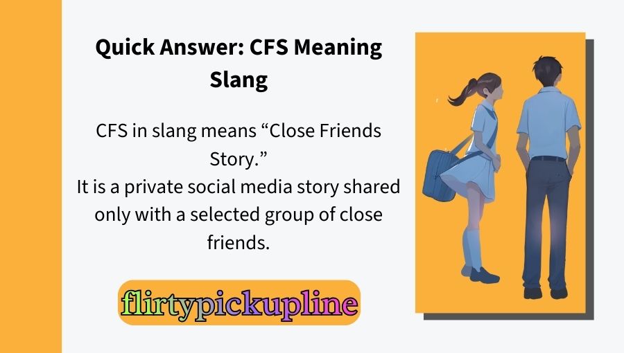 CFS Meaning Slang
