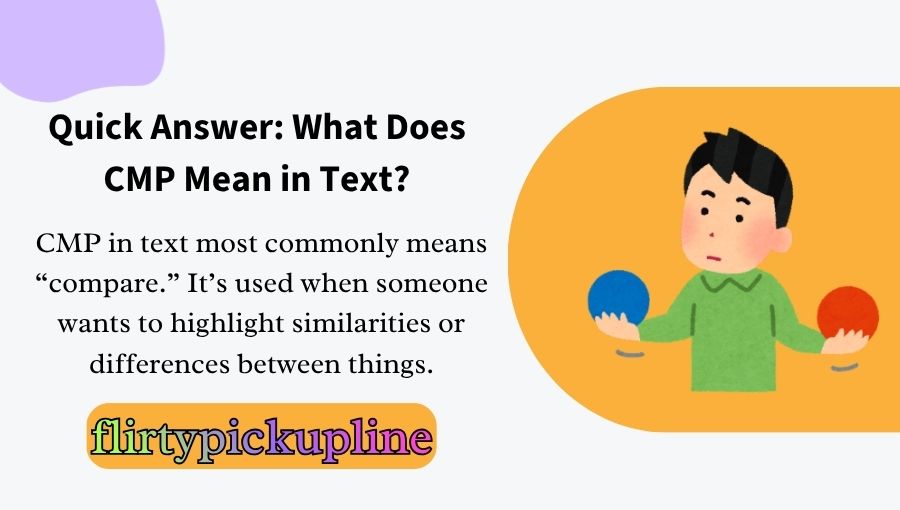 CMP Meaning in Text
