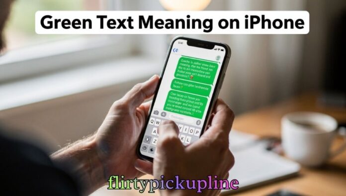 Green Text Meaning on iPhone Green Text Meaning on iPhone