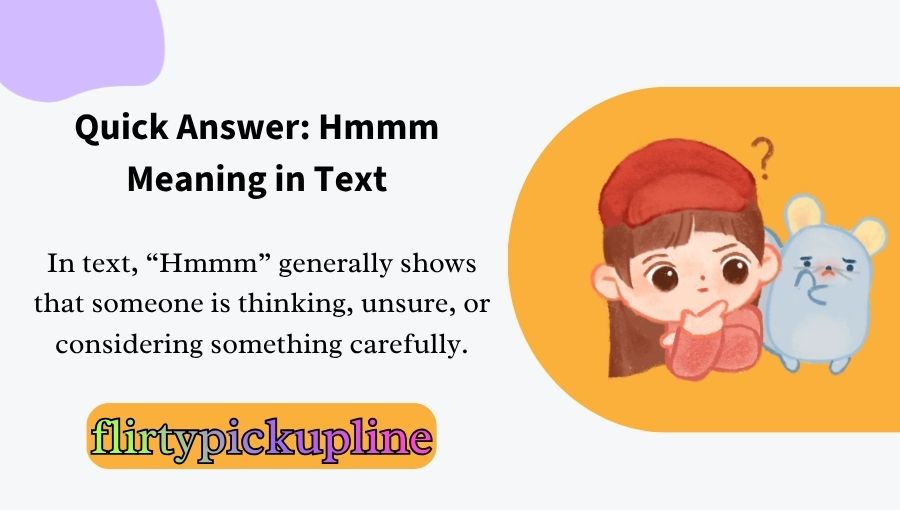 Hmmm Meaning in Text