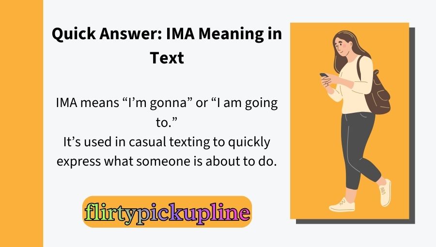 IMA Meaning in Text