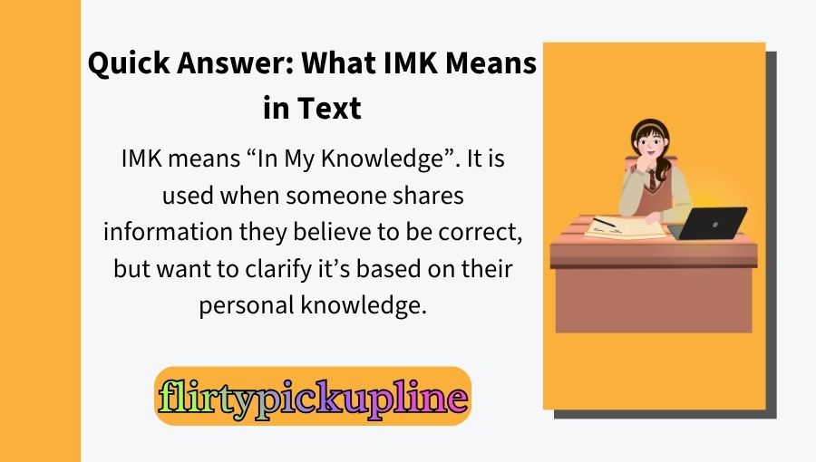 IMK Meaning in Text