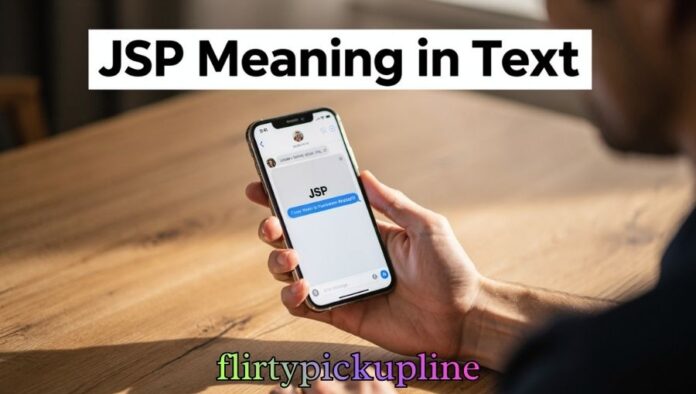 JSP Meaning in Text