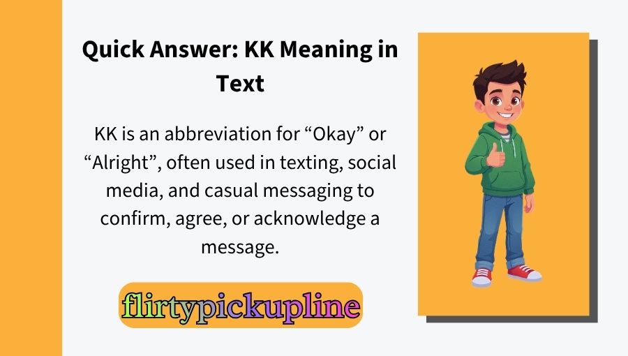 KK Meaning in Text