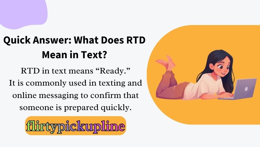 RTD Meaning in Text