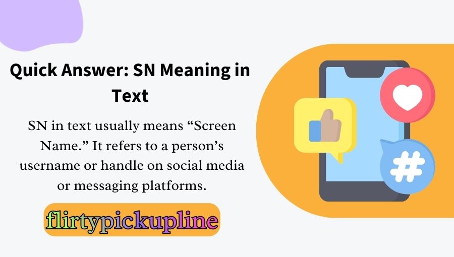 SN Meaning in Text