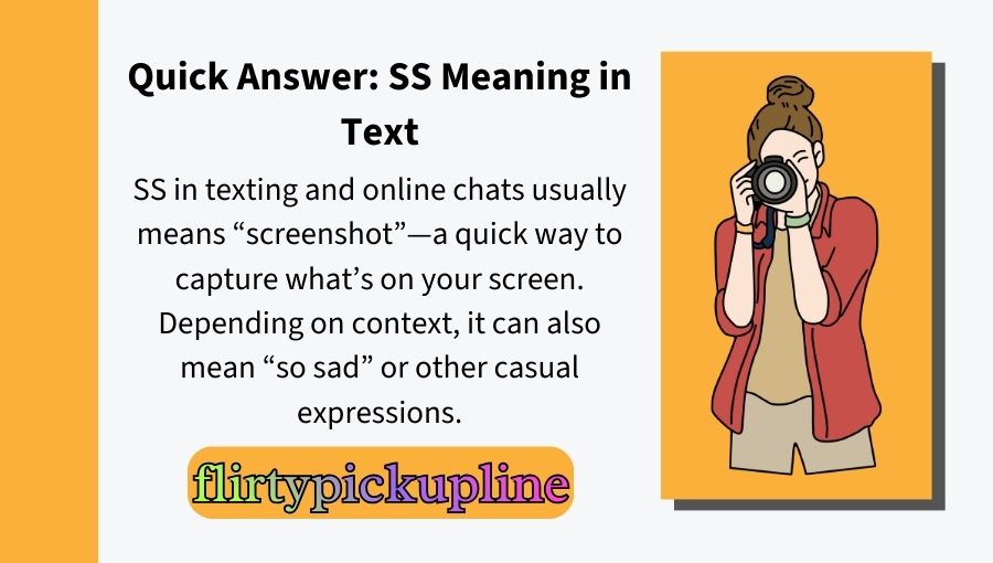 SS Meaning in Text