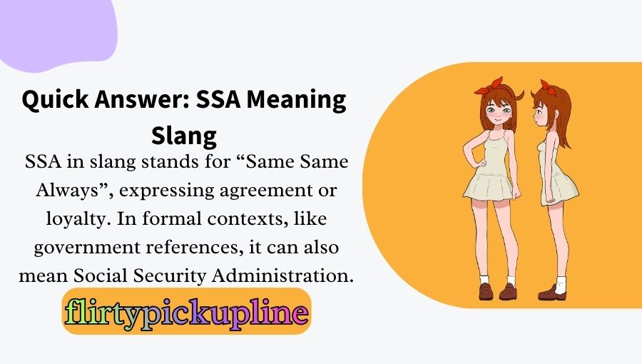 SSA Meaning Slang