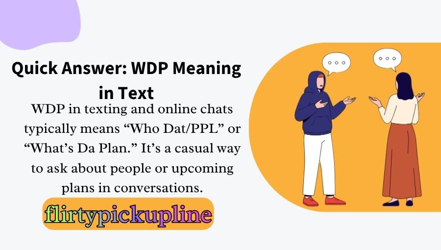 WDP Meaning in Text