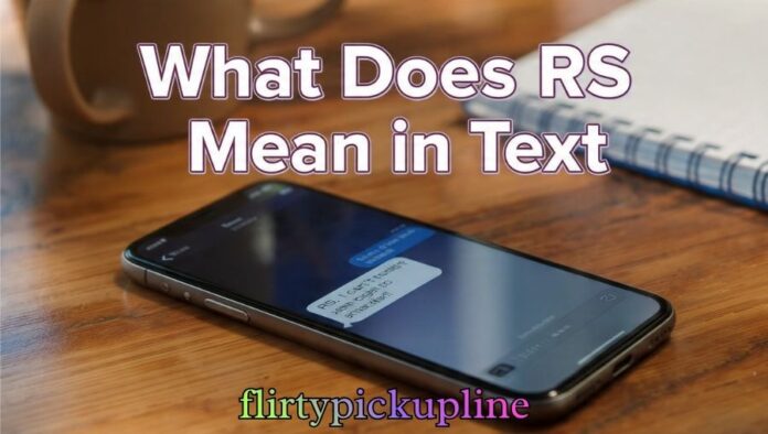 What Does RS Mean in Text