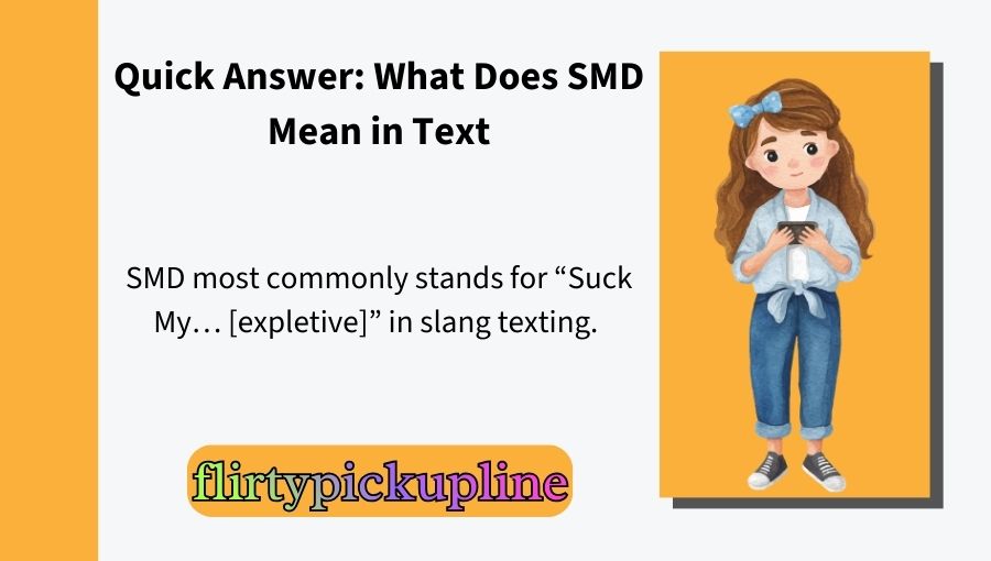 What Does SMD Mean in Text