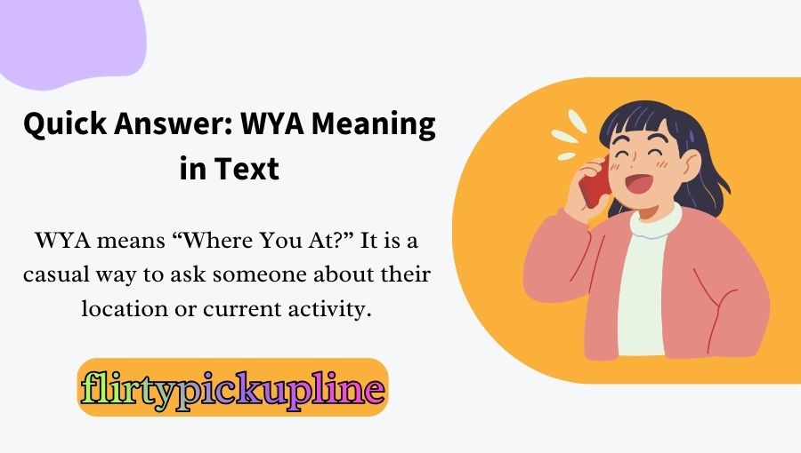 WYA Meaning in Text