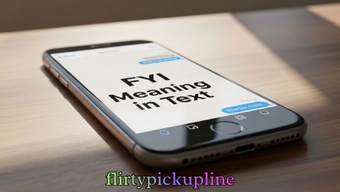 FYI Meaning in Text FYI Meaning in Text