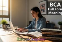 BCA Full Form Meaning BCA Full Form Meaning