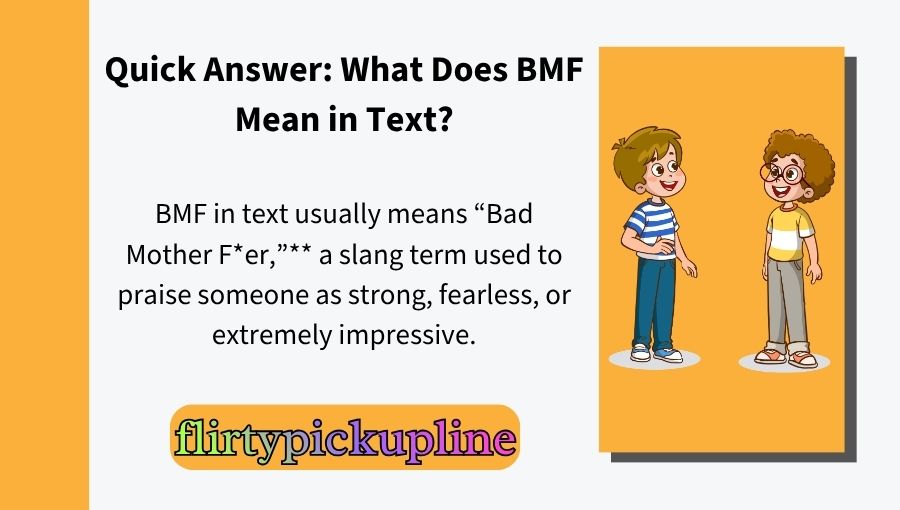 BMF Meaning in Text
